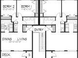 2 Unit Home Plans Multi Unit House Plans Home Design Ls H 5941 A4