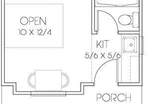 200 Square Feet House Plans Bungalow Style House Plan 1 Beds 1 Baths 200 Sq Ft Plan