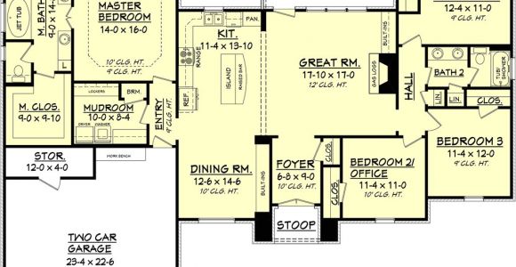 2000 Sf Home Plans European Style House Plan 4 Beds 2 Baths 2000 Sq Ft Plan