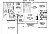 2000 Sf Ranch House Plans southern Style House Plan 3 Beds 2 50 Baths 2000 Sq Ft
