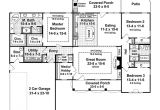2000 Sq Ft Home Plan Country Style House Plan 3 Beds 2 50 Baths 2000 Sq Ft
