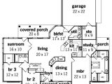 2000 Sq Ft Home Plan European Style House Plan 3 Beds 2 Baths 2000 Sq Ft Plan