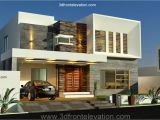 2014 New Home Plans 3d Front Elevation Com New 1 Kanal Contemporary House