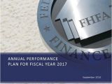 2017 Home Owner Affordability and Stability Plan Annual Performance Plan Fy 2017 Federal Housing
