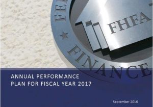 2017 Home Owner Affordability and Stability Plan Annual Performance Plan Fy 2017 Federal Housing