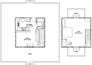 20×20 Home Plans 20×20 House 20x20h5a 706 Sq Ft Excellent Floor