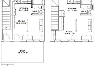 20×20 Home Plans 20×20 House Plans 20×20 Duplex 20x20h1 683 Sq Ft Excellent