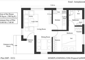 20×40 House Plan 20×40 One Bedroom House Plans Joy Studio Design Gallery
