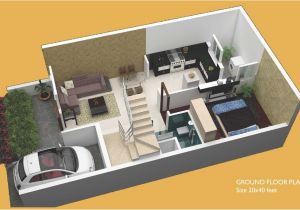 20×40 House Plan 2bhk 40 X 20 House Plans