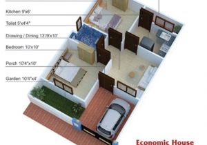 20×40 House Plan 2bhk 600 Sq Ft House Plans 2 Bedroom Apartment Plans
