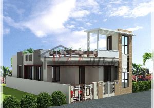20×40 House Plan Elevation Single Storey Elevation 3d Front View for Single Floor