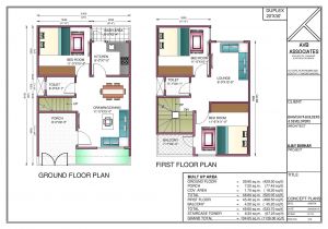 20×40 House Plans north Facing 20 X 40 Duplex House Plans north Facing