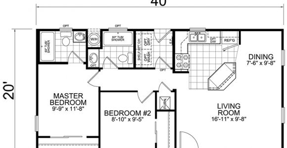 20×40 House Plans with Loft Second Unit 20 X 40 2 Bed 2 Bath 800 Sq Ft Little