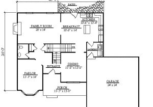 2300 Square Foot House Plans Traditional Style House Plan 4 Beds 2 5 Baths 2300 Sq Ft