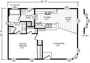24 X Double Wide Homes Floor Plans Walden 24 X 32 747 Sqft Mobile Home Factory Select Homes
