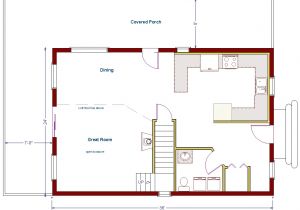 24×36 2 Story House Plans Log Home Floor Plan 24 39 X36 39 864 Square Feet Plus Loft