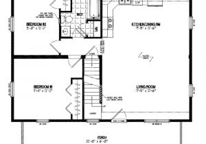 24×36 House Plans with Loft 24 X 36 Cape House Plans