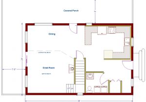 24×36 House Plans with Loft Log Home Floor Plan 24 39 X36 39 864 Square Feet Plus Loft