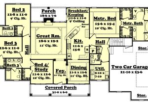 2500 Sq Ft Home Plans Colonial Style House Plan 4 Beds 3 5 Baths 2500 Sq Ft