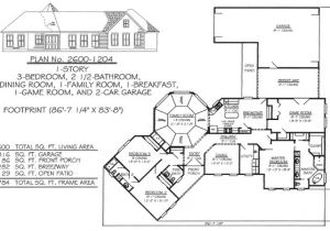 2600 Sq Ft House Plans 2201 2800sq Feet 3 Bedroom House Plans