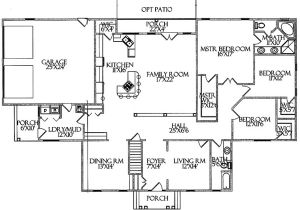 2600 Sq Ft House Plans Ranch Style House Plan 4 Beds 2 Baths 2600 Sq Ft Plan