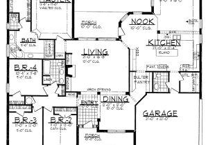 2700 Sq Ft House Plans Traditional Style House Plan 4 Beds 2 5 Baths 2700 Sq Ft