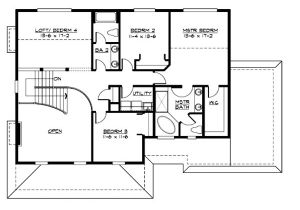 2700 Square Foot House Plans Farmhouse Style House Plan 4 Beds 2 50 Baths 2700 Sq Ft