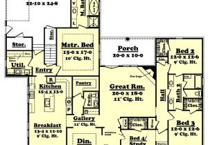 2800 Sq Foot House Plans southern Style House Plan 4 Beds 2 5 Baths 2800 Sq Ft