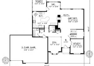 2800 Square Foot House Plans Traditional Style House Plan 4 Beds 2 50 Baths 2800 Sq