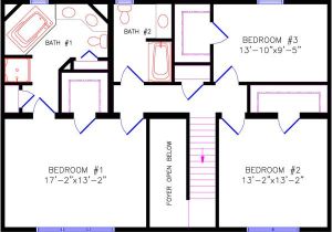 28×40 Colonial House Plans 3010 Mapleton