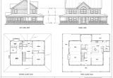 28×40 Colonial House Plans Post Beam House Plans and Timber Frame Drawing Packages