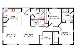 28×40 House Plans 1 Bedroom Cabin Floor Plan Joy Studio Design Gallery