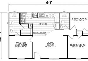 28×40 Ranch House Plans Home 24 X 40 3 Bedroom 2 Bath 933 Square Feet Little