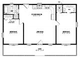 28×40 Two Bedroom House Plans 24 X 40 House Plans