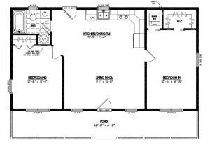 28×40 Two Bedroom House Plans 24 X 40 House Plans
