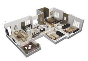 3 Bdrm House Plans 25 More 3 Bedroom 3d Floor Plans 3 Bdrm House Plans 25 More 3 Bedroom 3d Floor Plans