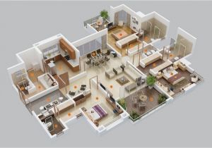 3 Bdrm House Plans 3 Bedroom Apartment House Plans