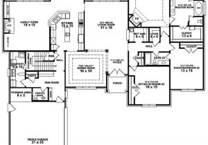 3 Bedroom Floor Plans Homes 654275 3 Bedroom 3 5 Bath House Plan House Plans