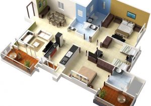 3 Bedroom Home Design Plans 3 Bedroom Apartment House Plans Futura Home Decorating