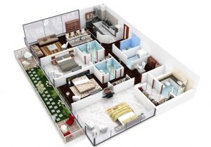 3 Bedroom Home Plan 3 Bedroom Apartment House Plans