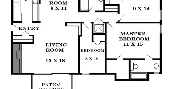 3 Bedroom House Floor Plans with Pictures Beautiful Modern 3 Bedroom House Plans Modern House Plan