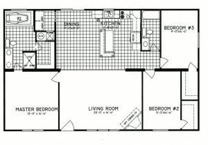 3 Bedroom Modular Home Floor Plans 3 Bedroom Floor Plan C 8206 Hawks Homes Manufactured