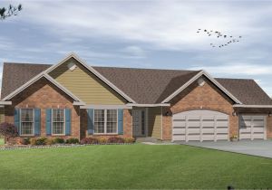 3 Car Garage Ranch Home Plans Ranch Living with Three Car Garage 2293sl
