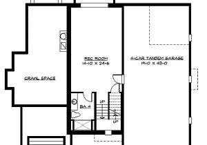 3 Car Tandem Garage House Plans 3 or 4 Car Tandem Garage 23351jd 2nd Floor Master
