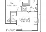 300 Square Foot House Plans Cottage Style House Plan 2 Beds 1 Baths 300 Sq Ft Plan