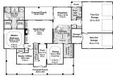 3000 Sq Ft 1 1/2 Story House Plans Country Style House Plan 4 Beds 3 50 Baths 3000 Sq Ft