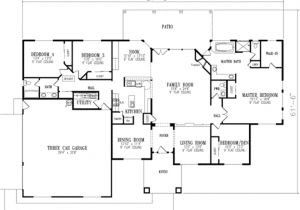 3000 Sq Ft Home Plan Mediterranean Style House Plan 4 Beds 2 5 Baths 3000 Sq