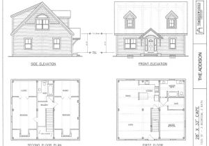 32 X Home Plans Post Beam House Plans and Timber Frame Drawing Packages