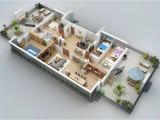 3d Home Floor Plan Apartment Designs Shown with Rendered 3d Floor Plans