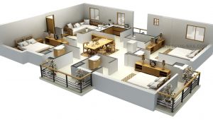 3d Home Plan Design Impressive Floor Plans In 3d Home Design